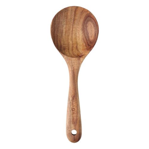 24cm Wooden Cooking Spoon - Long lasting, safe on non-stick pans, easy to clean