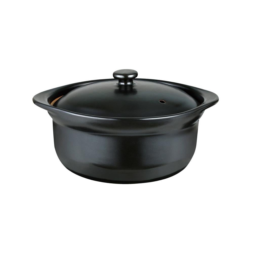 1.8L Thermal Clay Pot - Healthy and Safe Cooking, Keeps Food Warm, Easy to Clean