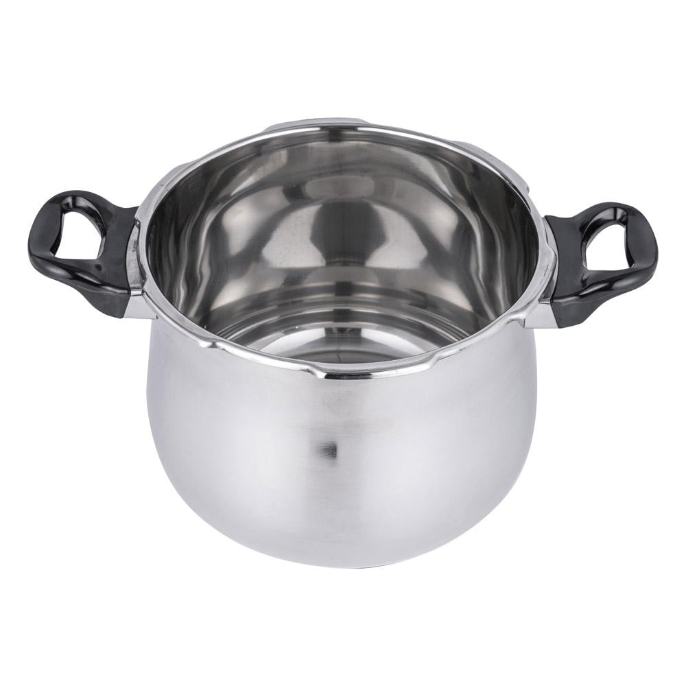 قدر ضغط ستانلس ستيل عالي الجودة المطور 5 لتر - يحافظ على القيمة الغذائية، سهل التنظيف، مقاوم للصدأ،ضمان سنتان