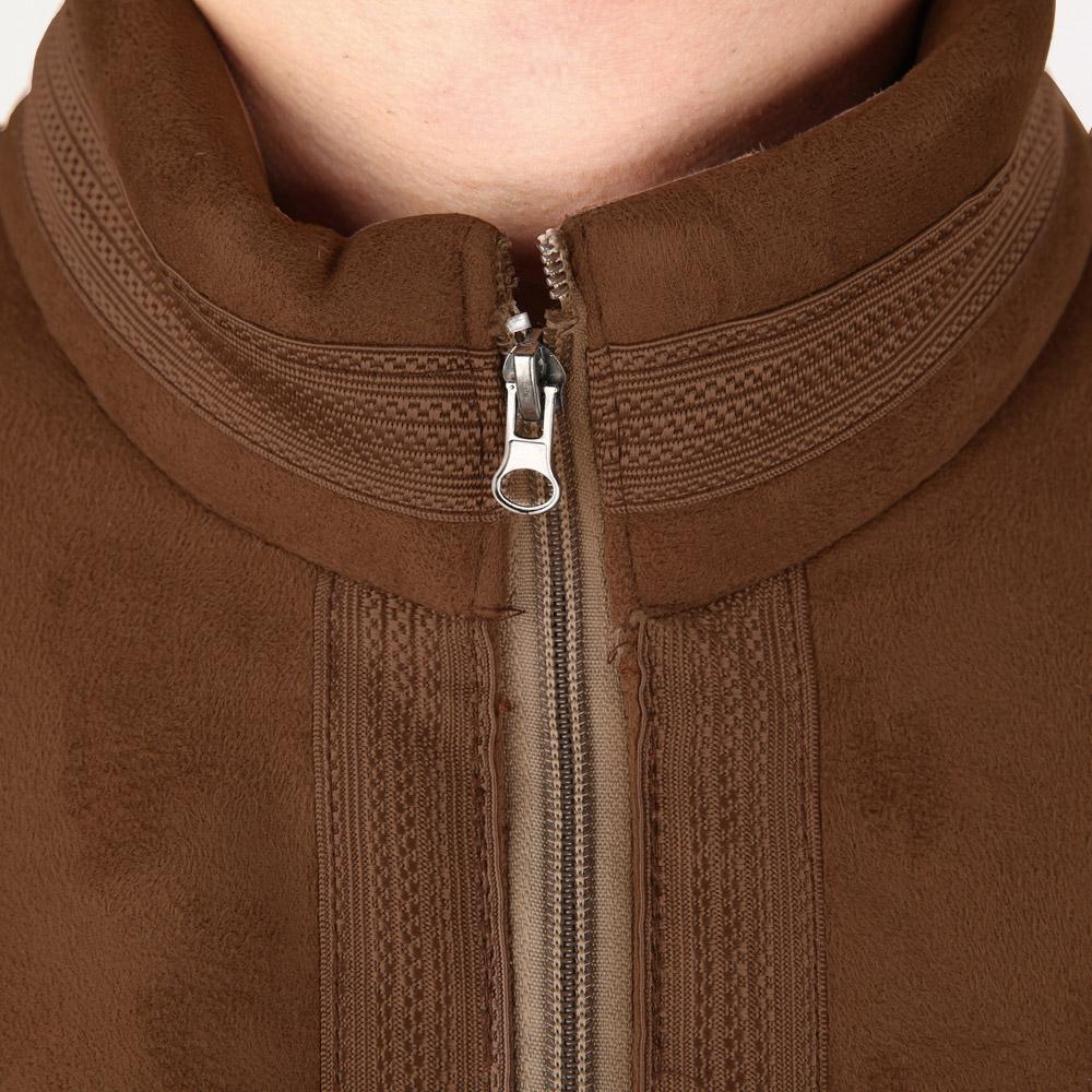 ثوب فرو XXL- يمنح دفء عالي، يوفر راحة وحرية حركة، مناسب للأجواء الباردة في المملكة،ضمان سنتان