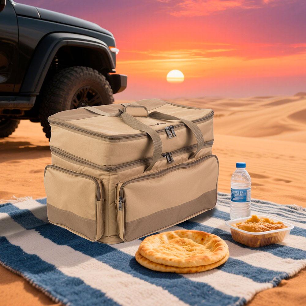 عزبة حفر الباطن 76 لتر- تنظيم عالي للأغراض، حماية من الرطوبة، سهلة الحمل،ضمان 3 سنوات