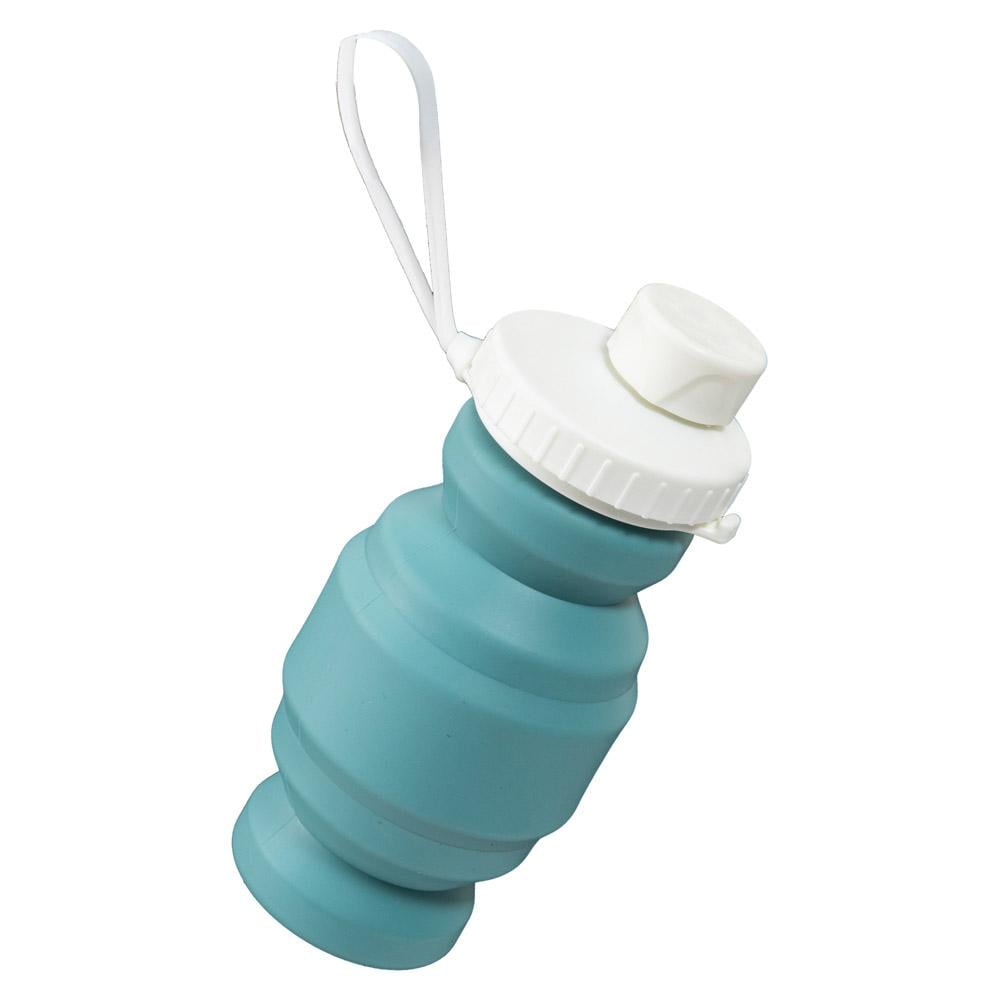 قنينة سوائل قابلة للطي 6.3* 19.8 سم - توفر مساحة، آمنة وصحية، سهلة الحمل والتنظيف،ضمان سنتان