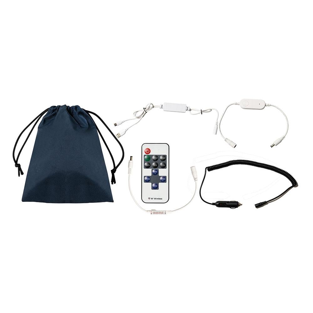 عقد لمبات مطور FBC+LED اصفر مع حقيبة 10 متر 100 لمبة- متانة عالية، إضاءة دافئة وجذابة، موفر للطاقة،ضمان سنتان