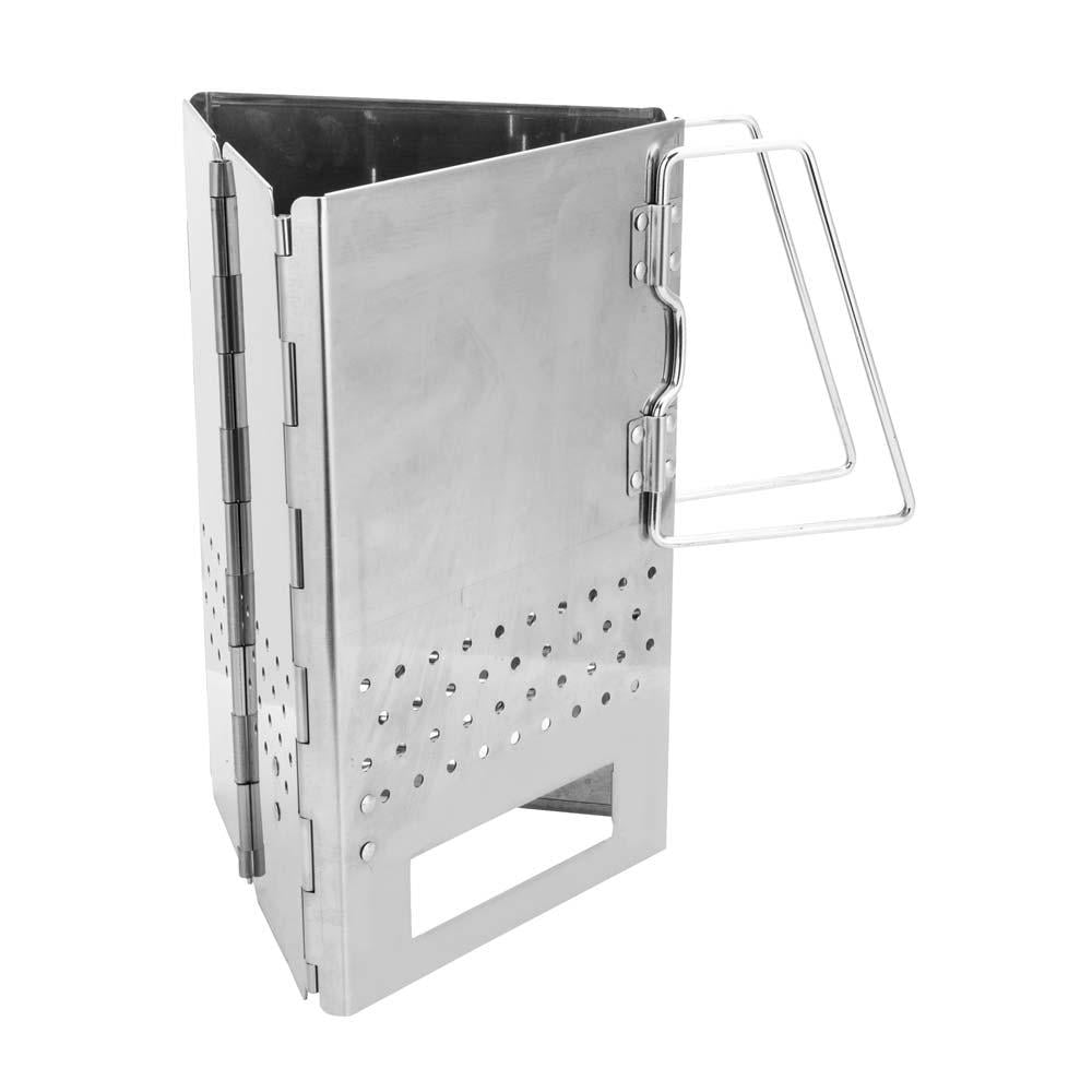 مشعل الفحم والحطب 19* 19* 29 سم- متين ويتحمل الحرارة، سهل الحمل والتخزين، مناسب للاستخدام الخارجي،ضمان سنتان