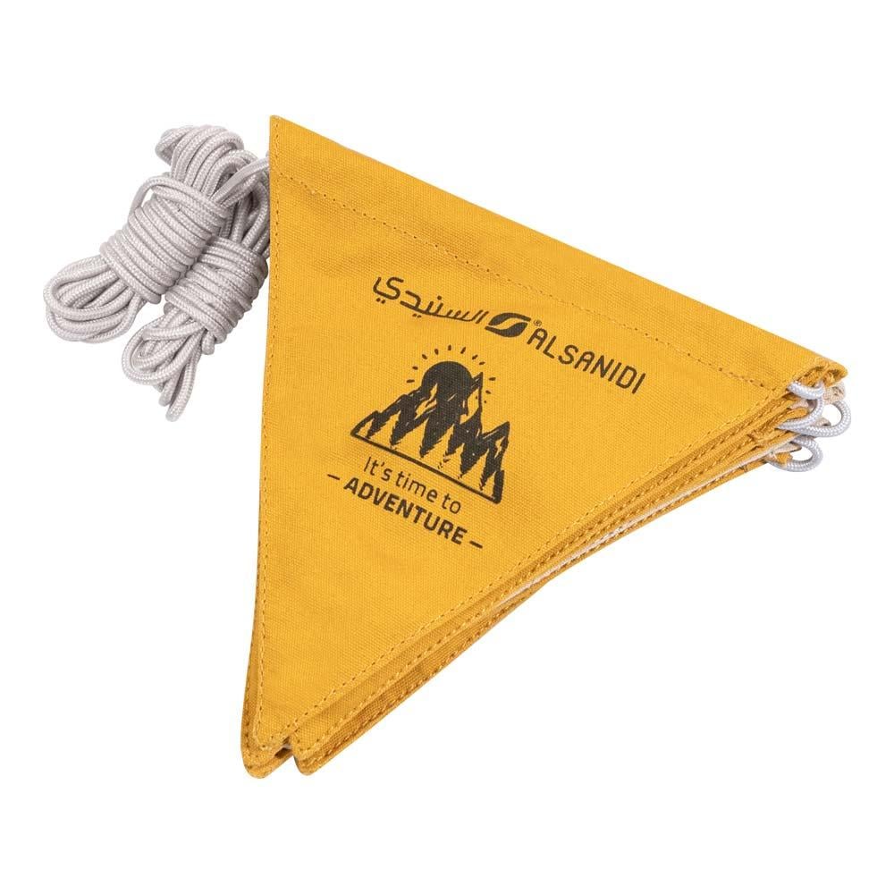 علم ديكور للخيام والمنازل 6 متر- متين ويتحمل الاستخدام الخارجي، سهل التنظيف والتخزين، يضفي جمالية واضحة للخيمة،ضمان سنتان