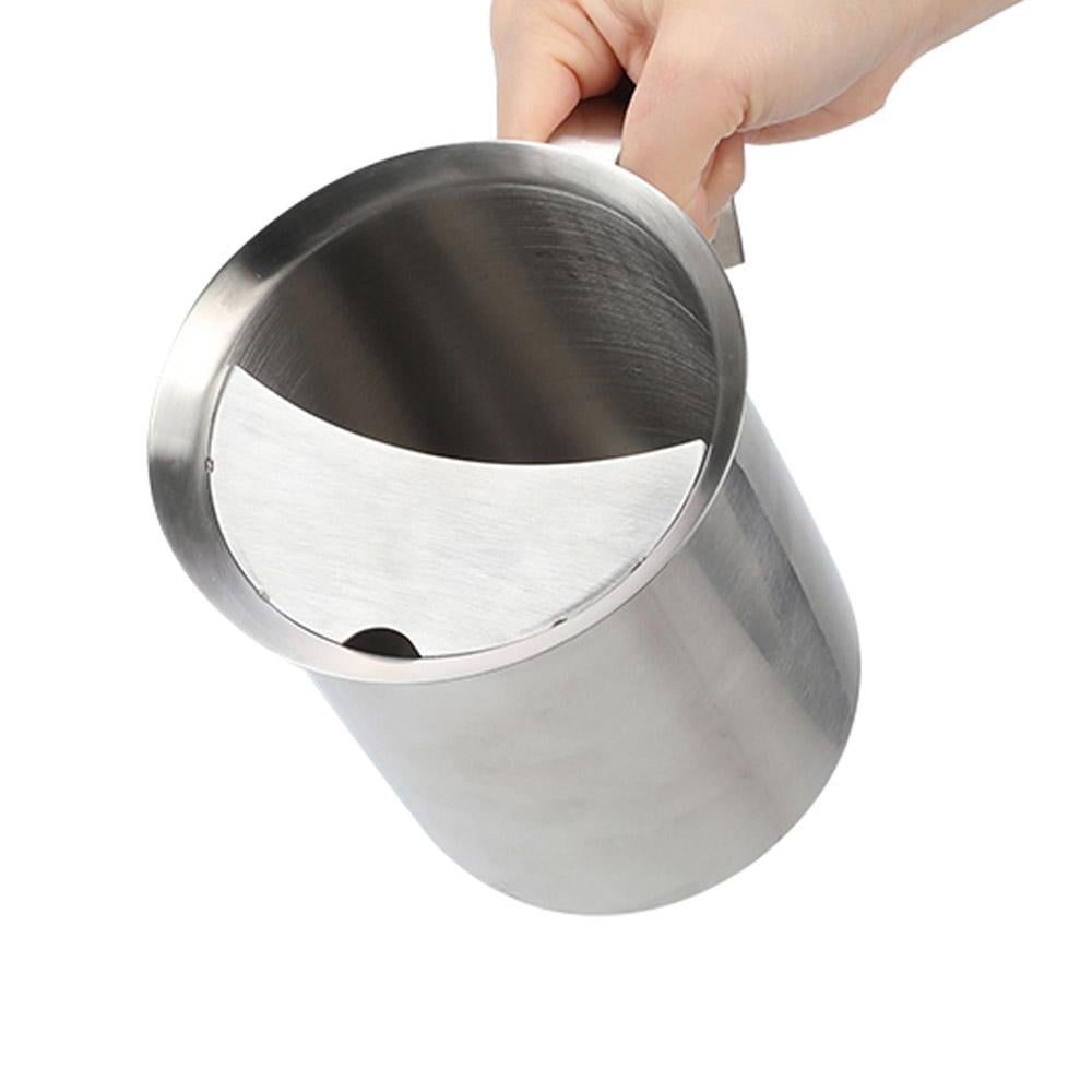 مفواح القهوة ستانلس ستيل عالي الجودة نقي 0.4 لتر- متينة وتتحمل الاستخدام القوي، سهلة الاستخدام في البر والمخيمات، تصميم تراثي يناسب الذوق السعودي،ضمان سنتان