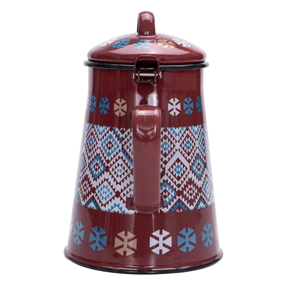 مفواح قهوة غضار تراثي 1.8 لتر - خفيفة وسهلة الحمل، مقاومة للصدأ والخدوش، تضيف لمسة جمالية تراثية،ضمان سنتان