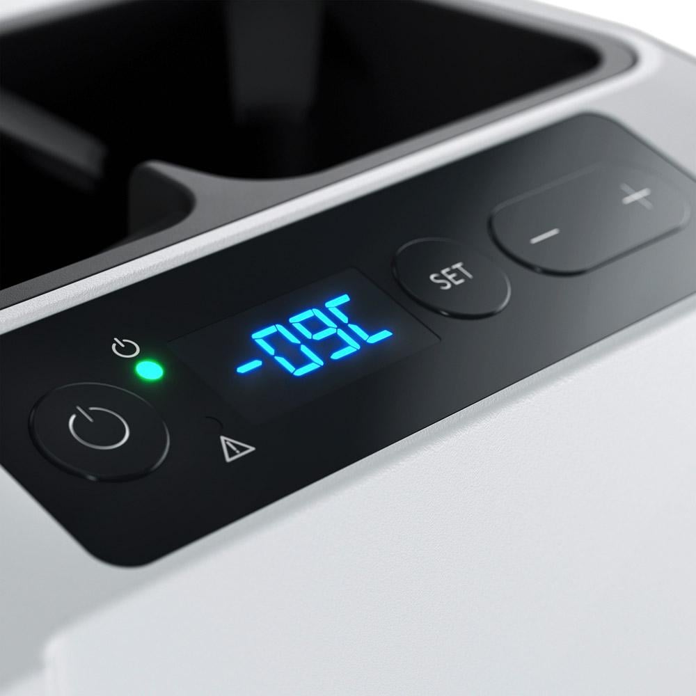 ثلاجة سيارة فريزر متنقلة 13 لتر - تبريد سريع وفعال، توفير للطاقة وحماية البطارية، سهلة الحمل والتنظيم،ضمان 3 سنوات شامل + سنة إضافي للكمبروسور