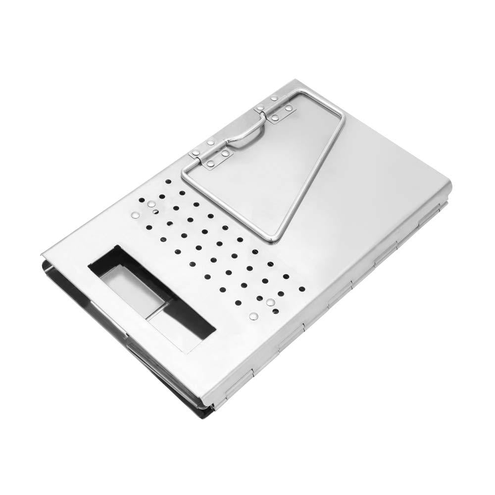 مشعل الفحم والحطب 19* 19* 29 سم- متين ويتحمل الحرارة، سهل الحمل والتخزين، مناسب للاستخدام الخارجي،ضمان سنتان