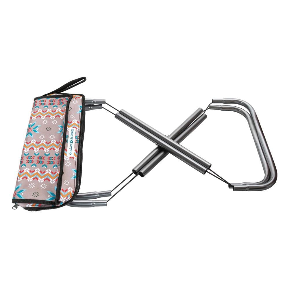 كرسي متنقل للسفر والهايكنج يتحمل 100 كجم- خفيف وسهل الحمل، يتحمّل وزن عالي، لا يأخذ مساحة في الحقيبة،ضمان سنتان