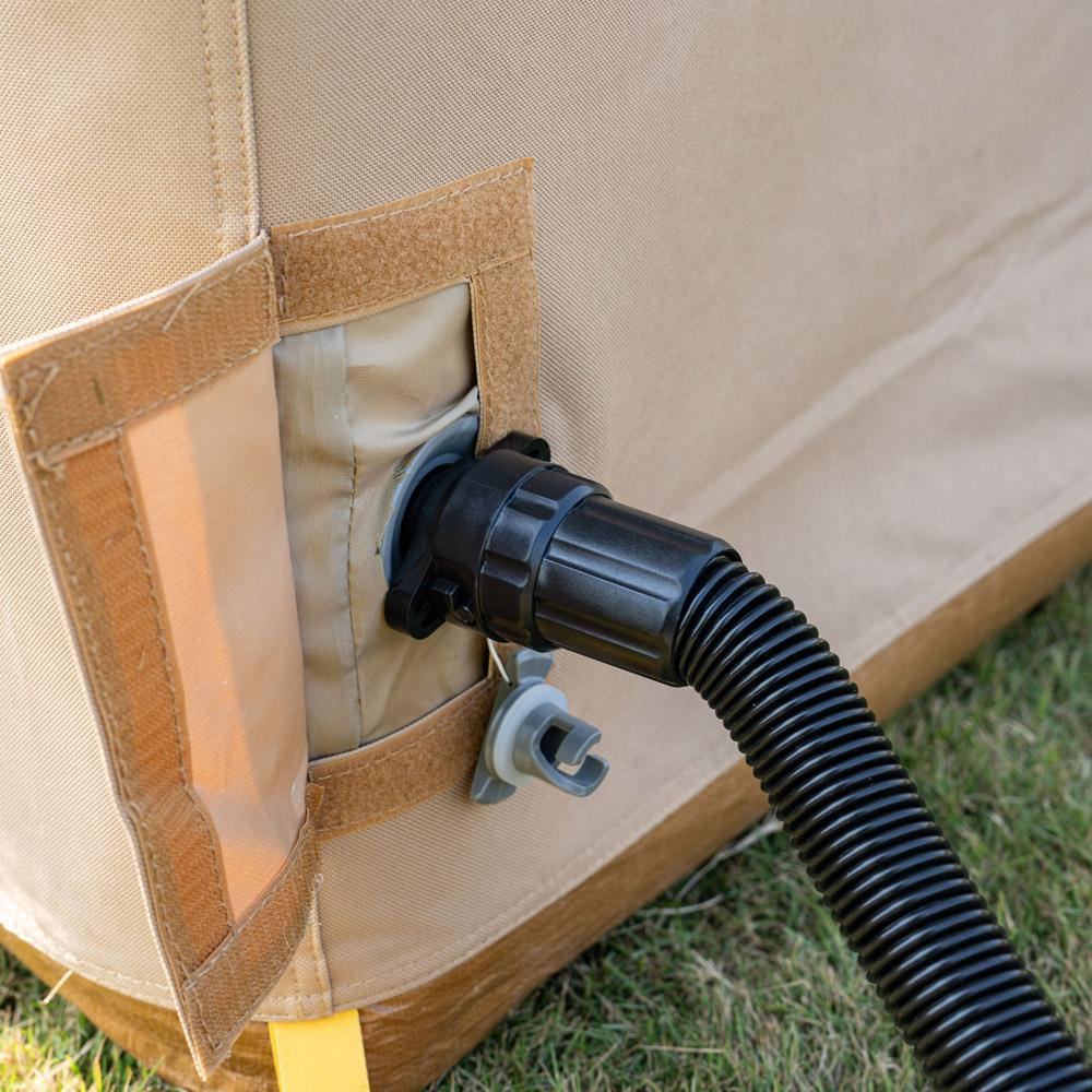 خيمة حمام هوائية 2.2*1.4م- توفر خصوصية وراحة، تحافظ على الجفاف، سهلة التركيب والنقل،ضمان سنتان