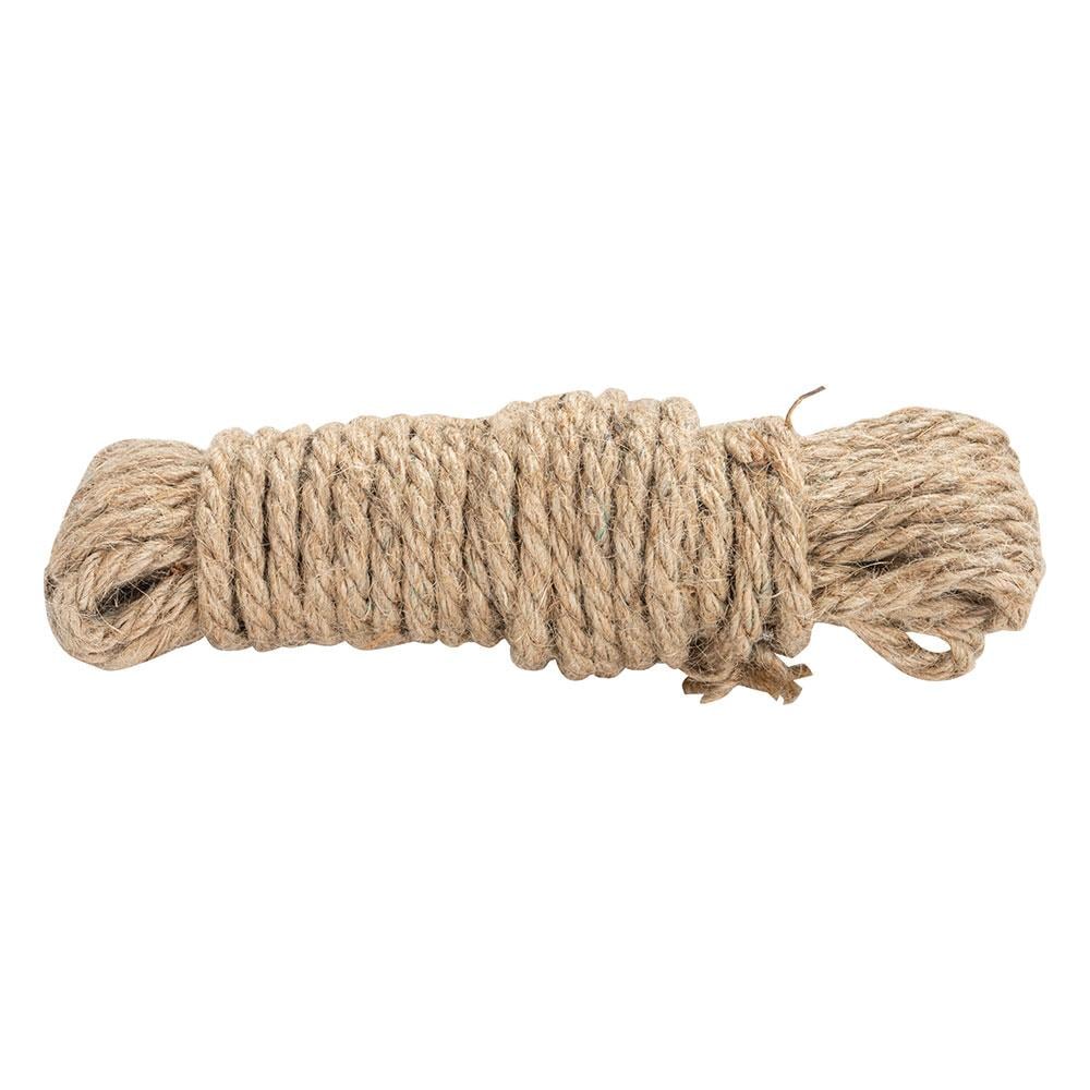 حبل متعدد الاستخدامات من الجوت 12 م- متين وموثوق، يناسب الأنشطة الخارجية، سهل الحمل والاستخدام،