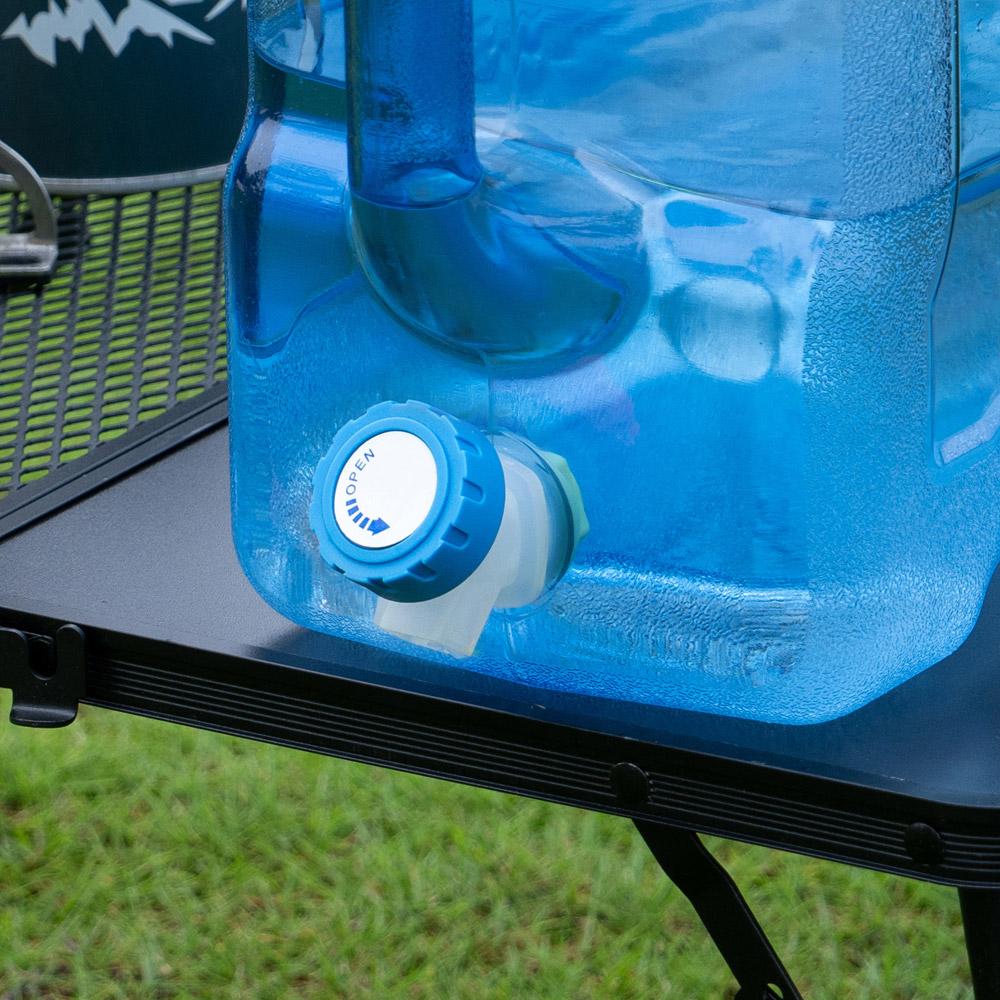 جركل ماء بلاستيك مع بزبوز 18 لتر - تخزين مياه آمن وصحي، سهل الحمل والنقل، سهل التعبئة والتنظيف،ضمان سنتان