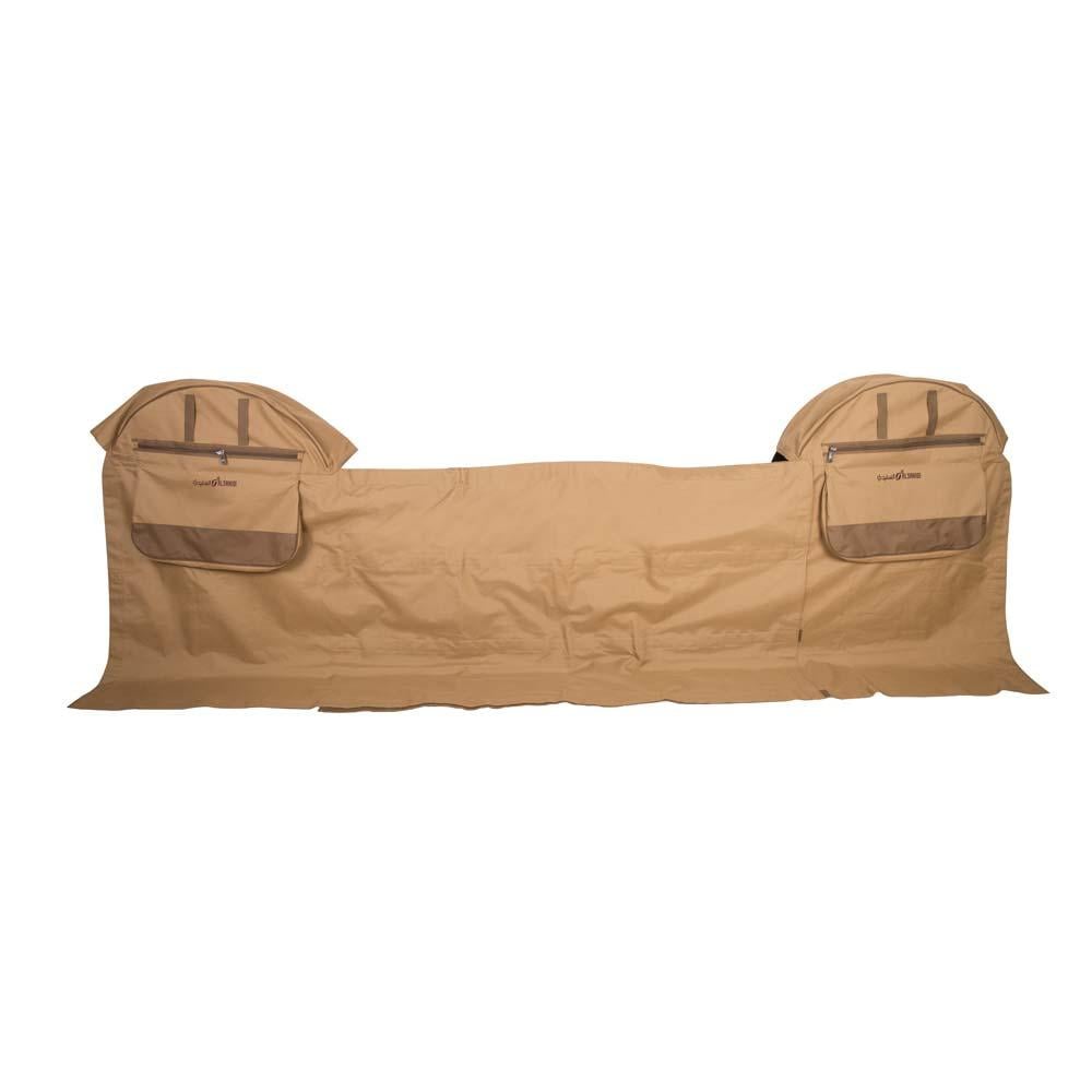 رواق بين كفرين لكل السيارات يحمي من الرياح والغبار يناسب جميع السيارات سهل الحمل والتنقل ضمان 3 سنوات