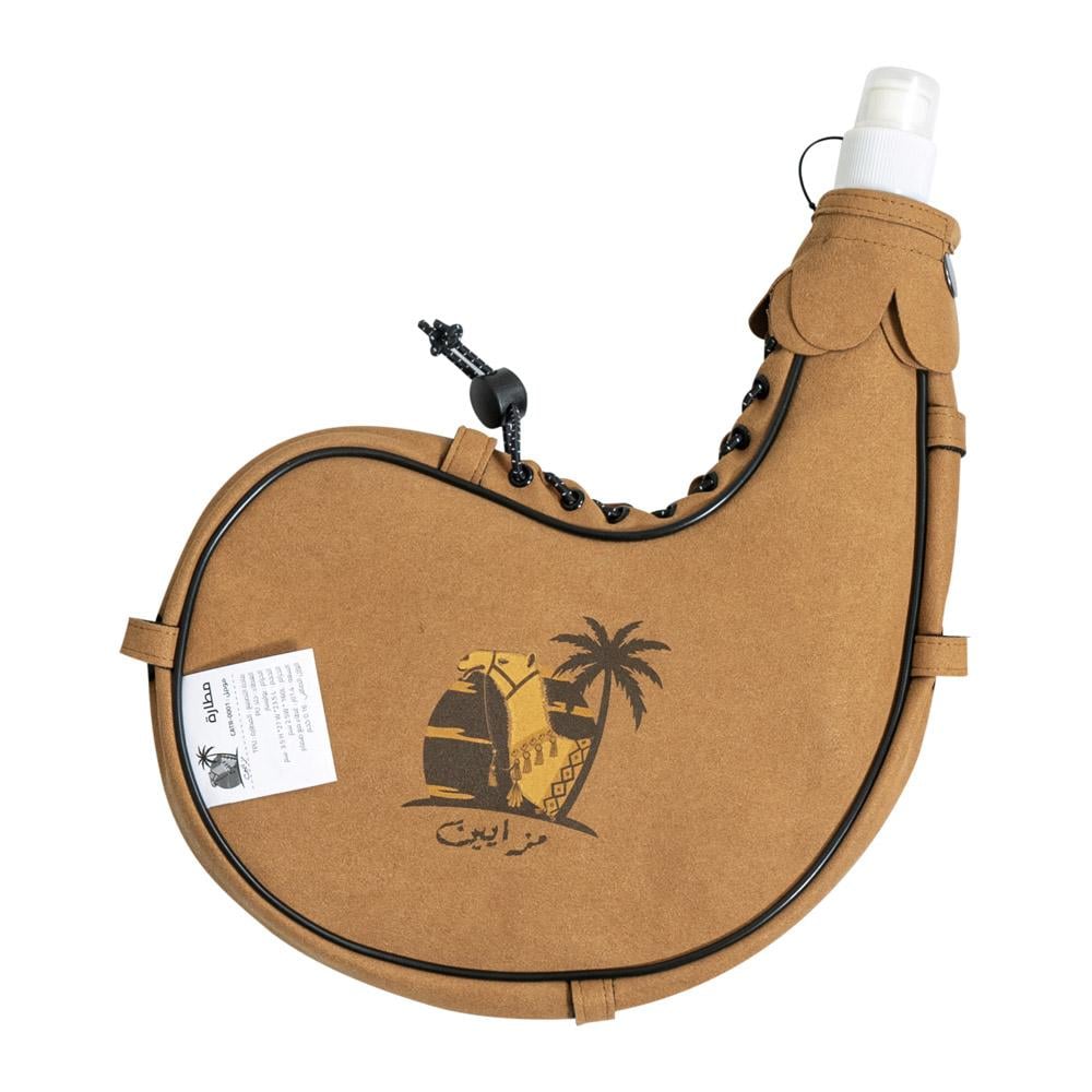 مطارة جلد 1.4 لتر - سهلة الحمل والتخزين، تنظيف سهل، متينة ومناسبة للرحلات،ضمان سنتان