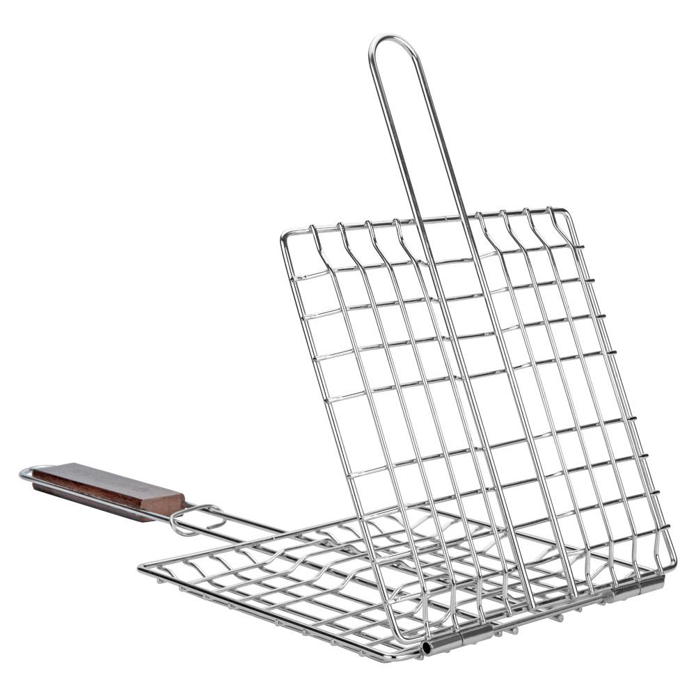 25*25cm Coated Metal Grilling Net - Durable and heat resistant, easy to carry and store, suitable size for grilling