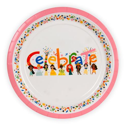 Cute Celebration D100 Princess Plate 9in, 8pcs