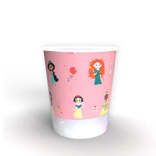 Cute Celebration D100 Princess Cup 9oz, 8pcs