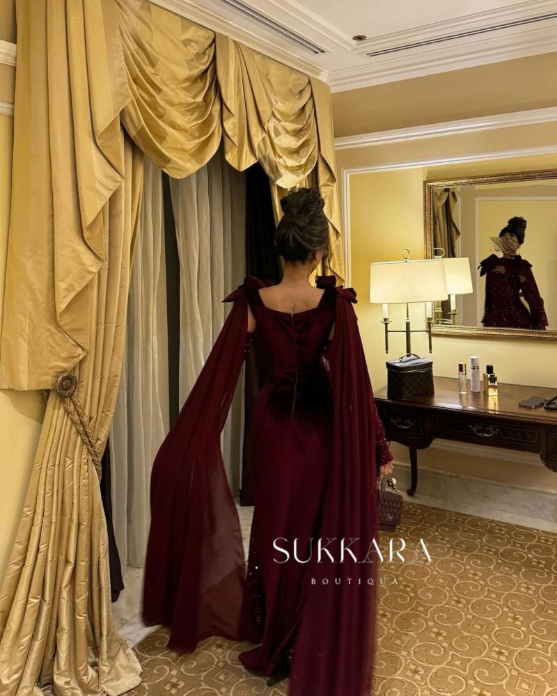 فستان مخملي ترتر