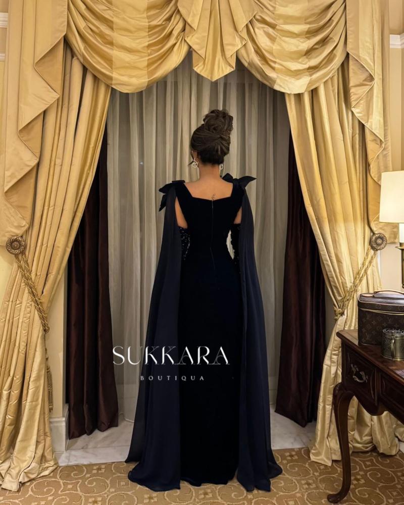 فستان مخملي ترتر