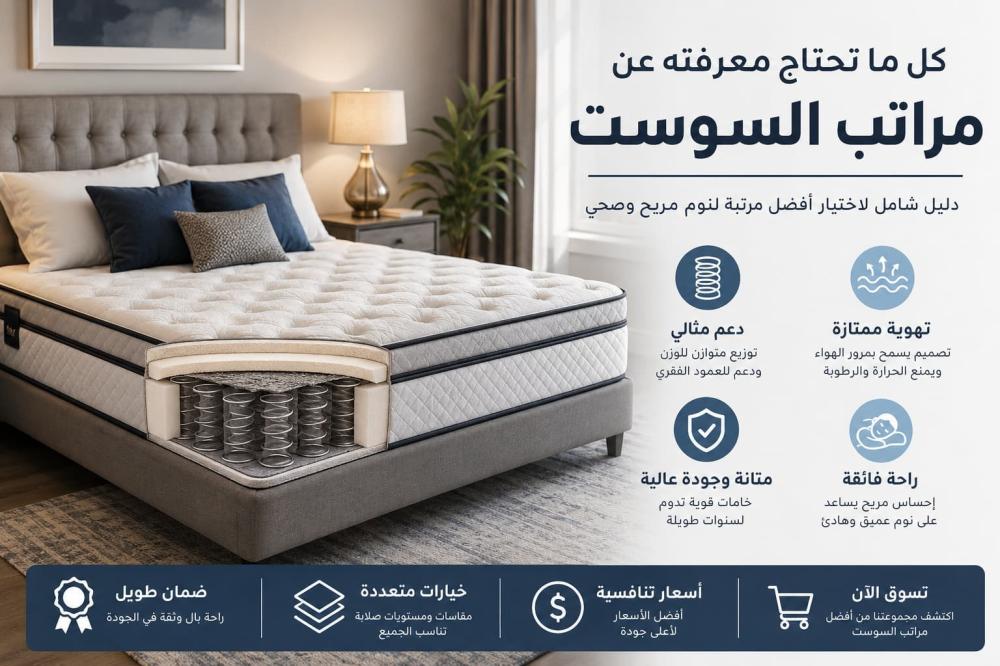مراتب السوست | أفضل الأنواع والمميزات وأسعار 2026