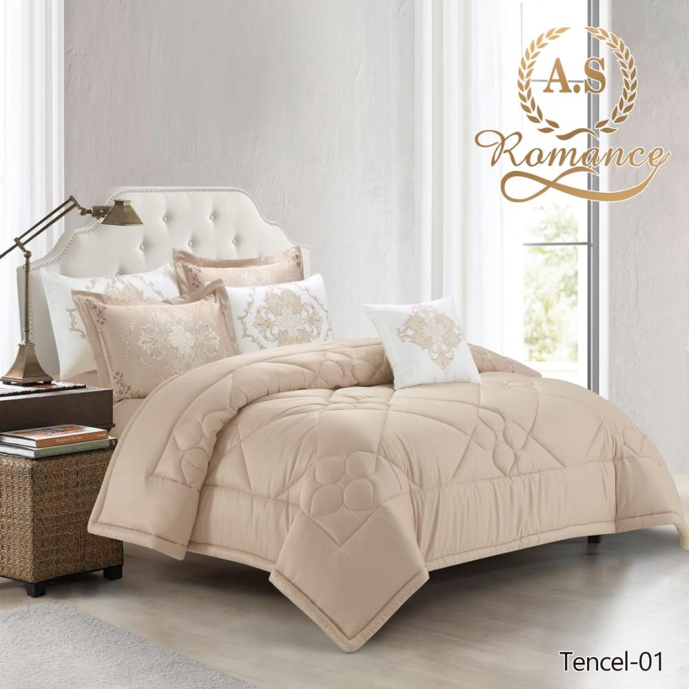 مفرش تنسل نفرين ساتان 7قطع