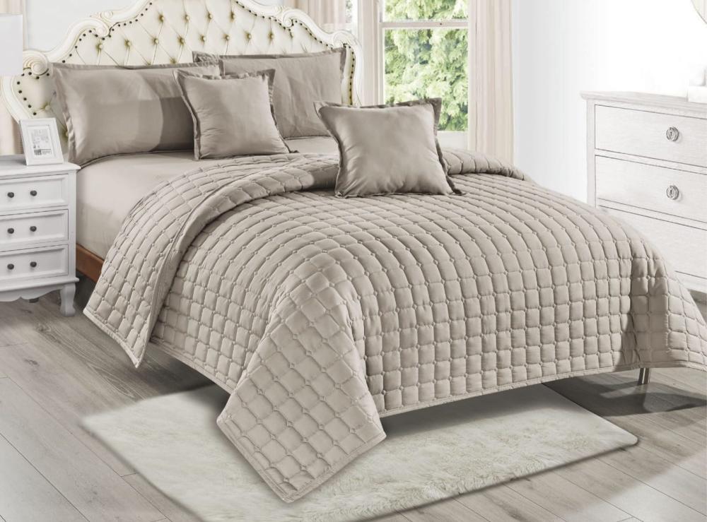 مفرش مون مضغوط سادة نفر ونص