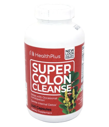 كبسولات سوبر كولون كلينز من Health Plus - 240 كبسو...