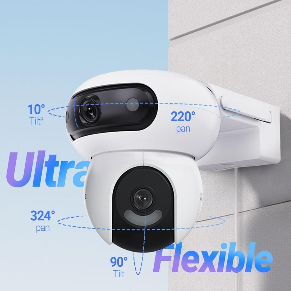 EZVIZ H90 Dual 2K⁺ – Dual‑Lens Pan & Tilt Outdoor Camera