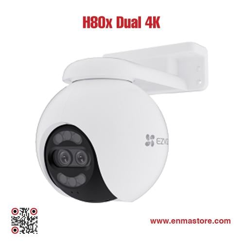 كاميرا EZVIZ H80x Dual 4K – خارجية، عدستين، واي فا...