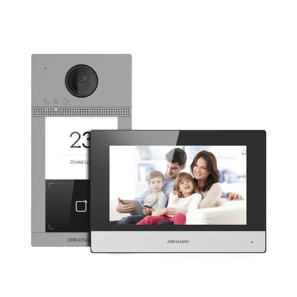 مجموعة إنتركم فيديو IP هيكفيجن DS-KIS604-P(C)