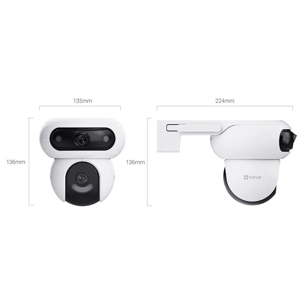 EZVIZ H90 Dual 2K⁺ – Dual‑Lens Pan & Tilt Outdoor Camera