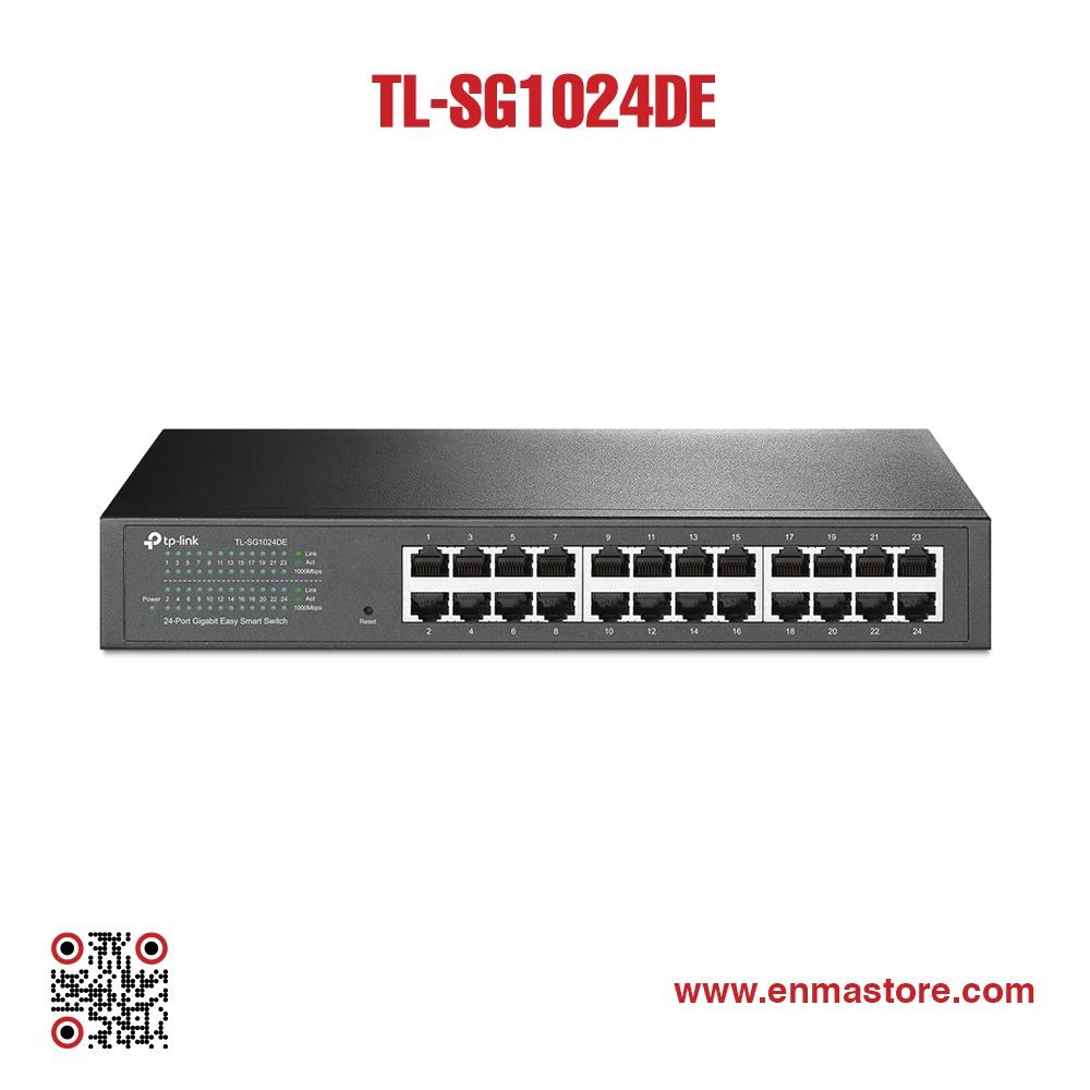 سويتش تي بي لينك TL-SG1024DE ذكي24 منفذ جيجابت
