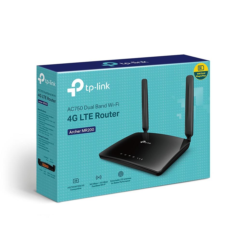 راوتر آرتشر MR200 AC750 اللاسلكي ثنائي النطاق 4G LTE