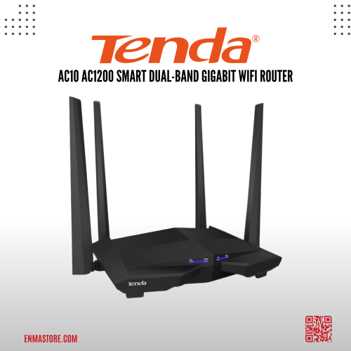 راوتر تيندا AC10 AC1200 ذكي ثنائي النطاق جيجابت وا...