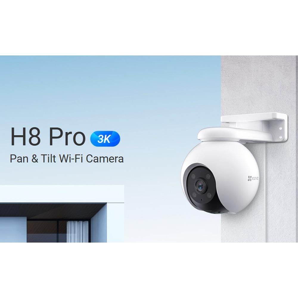 EZVIZ H8 Pro 3K 5MP Outdoor Pan & Tilt WiFi Camera Smart Home Security