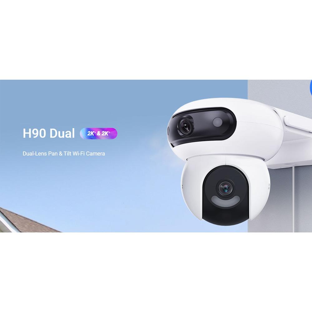 EZVIZ H90 Dual 2K⁺ – Dual‑Lens Pan & Tilt Outdoor Camera