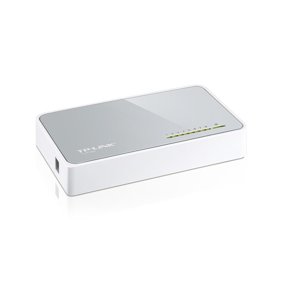محول TP-Link TL-SF1008D 8 منافذ 10/100 ميجابت/ثانية – محول سطح مكتب غير مُدار