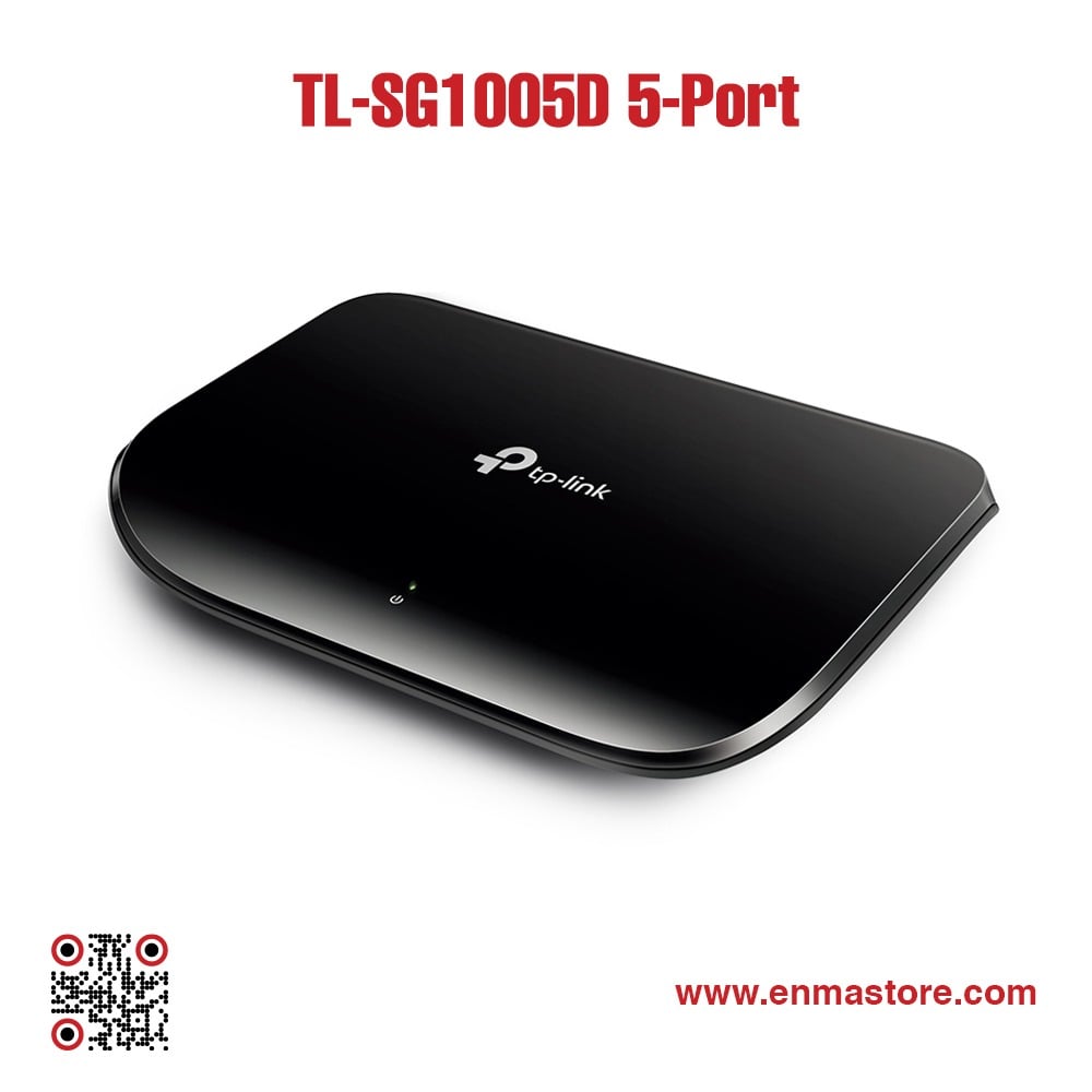 محول شبكة TP-Link TL-SG1005D بسرعة 5 منافذ جيجابت