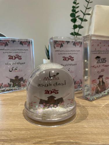 البلورات الثلجية هدايا النجاح أو التخرج بالطلب