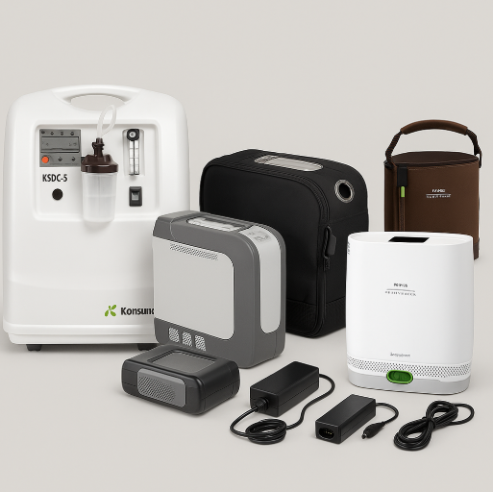 اجهزة مولدات الأكسجين الكهربائية والمحموله