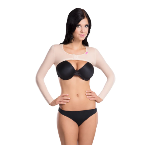 مشد بعد عملية شفط الدهون لمنطقة الذراعين Lipoelast...