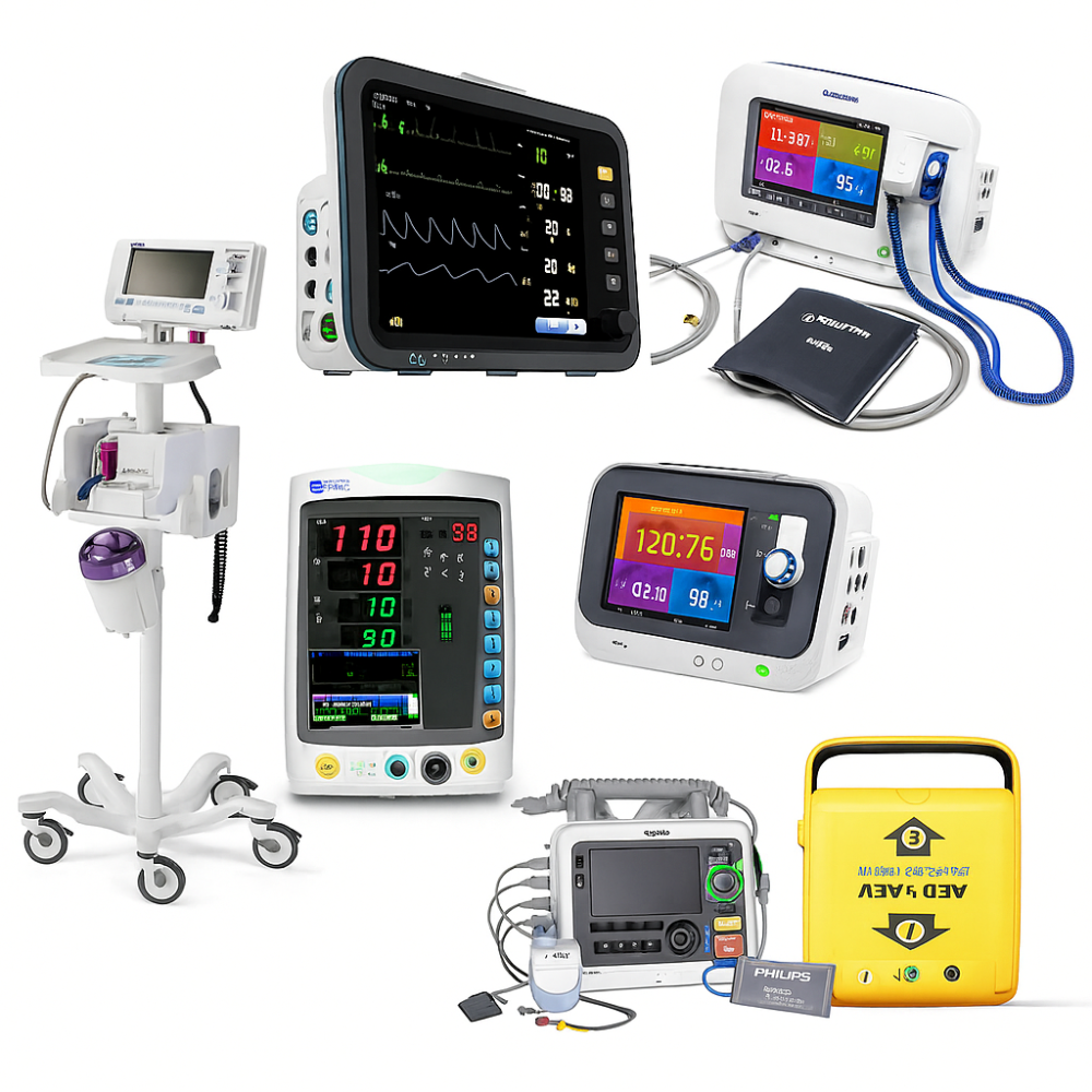 اجهزة مراقبة العلامات الحيوية وصدمات القلب