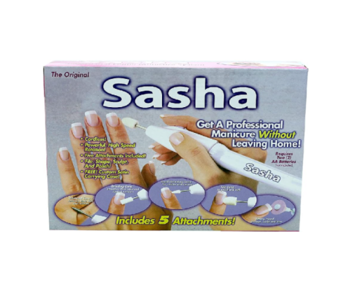 جهاز تبريد الأظافر بطاريات مع 5 غيارات SASHA