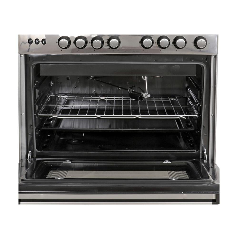 موقد طبخ جنرال سوبريم  غاز مقاس 80*60 سم 5 شعلات غاز امان كامل ستيل GS8650FS