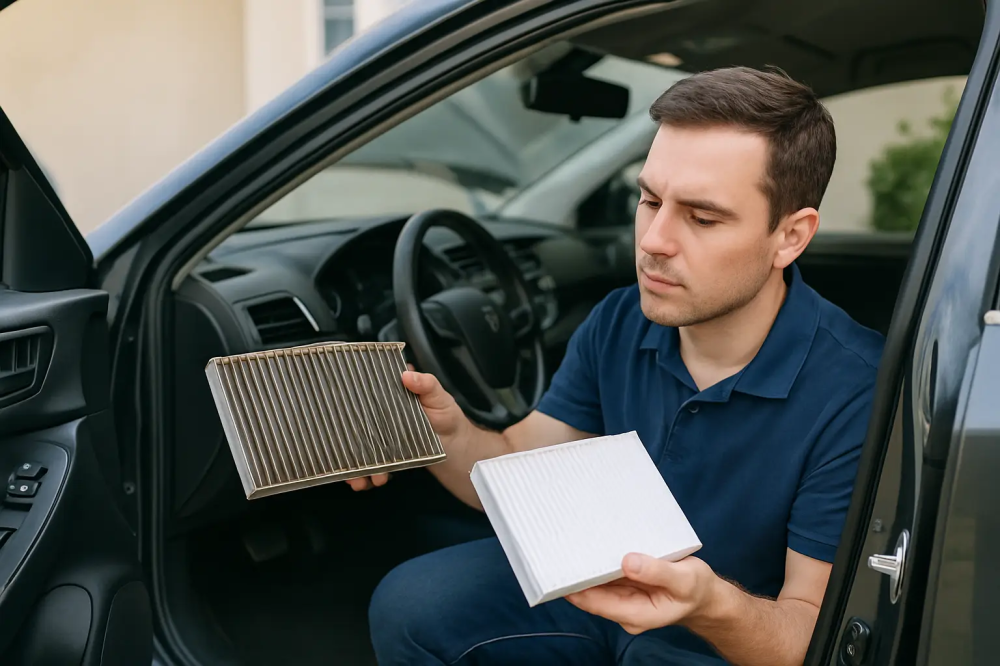 تغيير فلاتر مكيف السيارة في البيت بدون تخمين