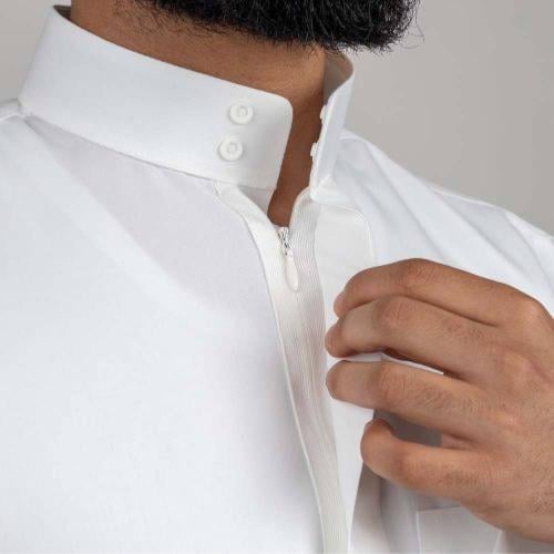 ثوب رجالي سحاب كريمي -الأصيل