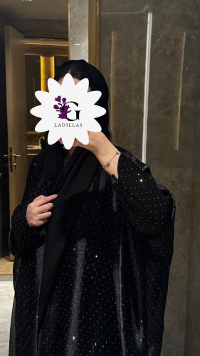 Black shine abaya