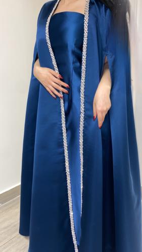 Royal blue dress 2 pices