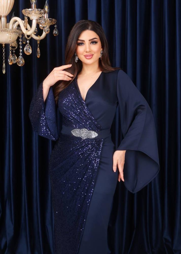 فستان "سحر الأمسية" (كحلي)